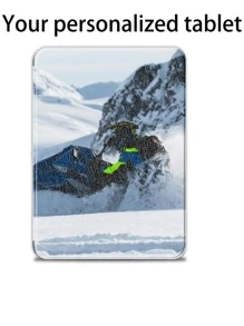 1 pieza Cubierta de imagen personalizada de pantalla completa, adecuada para tabletas, se puede usar como regalo de cumpleaños, exhibición de fotos familiares, con protagonistas de anime, seres queridos, momentos deportivos y de la vida, con estilos elegante, colorido, vintage, lindo, sobrio, divertido, personalizado, único, regalo ideal para él, regalo ideal para ella, novio, novia, familia, amigos, abuelos, pareja, para aniversarios, para cumpleaños