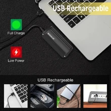 LED Mountain Bike Lights Rechargeable Bicycle 2000MAH LED Torch MTB Front Lamp - Black - View 5