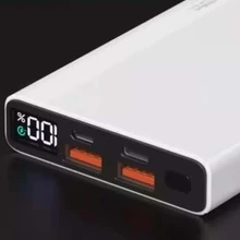 Portable Charger Power Bank 10000mah 22.5w Pd Super Turbo Color Black And White - 白色 - 查看 3