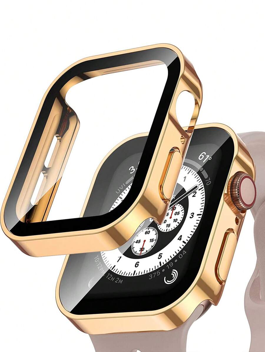 这款防水表壳兼容 40mm、41mm、42mm、44mm、45mm、46mm 和 49mm 的 表盘。采用防水、防震、防刮的硬质 PC 材料，配备钢化玻璃屏幕保护膜和防水垫圈设计。兼容 Ultra / Series 11 / 10 / 9 / 8 / 7 / 6 / 5 / 4 / SE。佩戴舒适，触感灵敏。男女皆宜的运动休闲风格表壳。 - 玫瑰金 - 查看 1