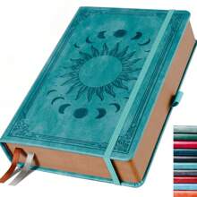 Journal For Men & Women, Daily For Classic Lined Writing, 360 Pages Hardcover Journaling Notebook, Vintage Sun & Moon Design, A5 (5.9'' X 8.5'') Back To School - A5 - View 13