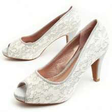 Montevita UNNE3 COMFORTABLE HEEL SHOE - Silver - View 1
