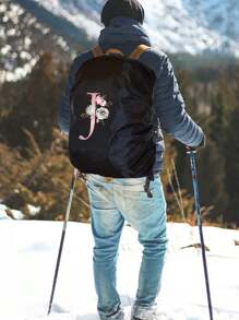 1pc Waterproof Backpack Rain Cover For Outdoor Travel And Sports , Dustproof And Portable For School,Office,Household,Travel Dustproof And Portable,Wear Resistant Dust Cover For Hiking Camping Backpack