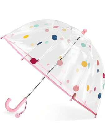 Kids Clear Bubble Umbrellas For Rain Dome Windproof Umbrella For Kid Girls And Boys