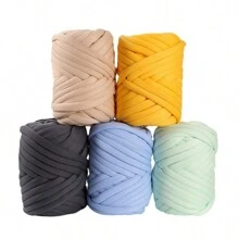 500g Sợi thô dày siêu cồng kềnh Sợi len đan sợi thô sợi len quay sợi cho chăn thảm gối tự làm - Nhiều màu - Xem 6