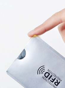 1/5/10pcs Silver Protects Against Demagnetization Card Bank Card Identity Shields Against Scanning Anti-Magnetic Anti-Theft Anti-Skimming Card Cover Card Sticker Card Sticker Card Cover Protector Sleeves Waterproof Card Medical Card ID Card Protector Card Cover Card Protective Sleeves Anti Blocking Reader Lock Bank Card ID Card Case Protector Metal Aluminium Case Card Holder Card Holder Wallet Business Card Holder Credit Card Holder Card Holder Women For Women For Men Card Wallet Rfid Wallet