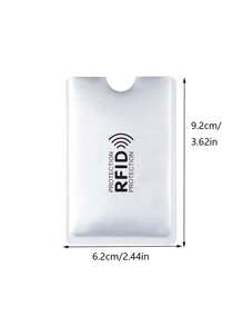 1/5/10pcs Silver Protects Against Demagnetization Card Bank Card Identity Shields Against Scanning Anti-Magnetic Anti-Theft Anti-Skimming Card Cover Card Sticker Card Sticker Card Cover Protector Sleeves Waterproof Card Medical Card ID Card Protector Card Cover Card Protective Sleeves Anti Blocking Reader Lock Bank Card ID Card Case Protector Metal Aluminium Case Card Holder Card Holder Wallet Business Card Holder Credit Card Holder Card Holder Women For Women For Men Card Wallet Rfid Wallet