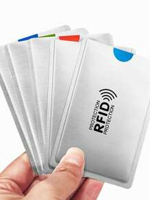 1/5/10pcs Silver Protects Against Demagnetization Card Bank Card Identity Shields Against Scanning Anti-Magnetic Anti-Theft Anti-Skimming Card Cover Card Sticker Card Sticker Card Cover Protector Sleeves Waterproof Card Medical Card ID Card Protector Card Cover Card Protective Sleeves Anti Blocking Reader Lock Bank Card ID Card Case Protector Metal Aluminium Case Card Holder Card Holder Wallet Business Card Holder Credit Card Holder Card Holder Women For Women For Men Card Wallet Rfid Wallet