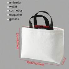New Lunch Bag, Customized Lunch Bag (Photos, Scenery, Illustrations, Name), Can Be Customized According To Your Unique Design, Travel, Office, School, Picnic, Portable High-Capacity Lunch Bag Insulation, The Best Choice For Gifts Shop Back To School