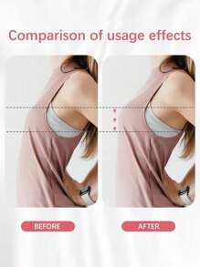2 件/套硅胶隐形文胸提升带，肤色。适用于婚礼、露背上衣，具有防下垂、聚拢、防打光和防凸点功能