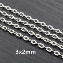 5 Meters Handmade Unwelded Iron Cable Chains DIY Jewelry Making Findings Accessories - Iron Chains - View 12