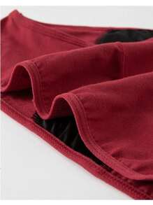 4pcs Women's Multicolor Period Panties, Leak-Proof Menstrual Underwear, Low Waist Plus Size - Multicolor - View 6