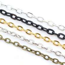 5 Meters Handmade Unwelded Iron Cable Chains DIY Jewelry Making Findings Accessories - Iron Chains - View 5