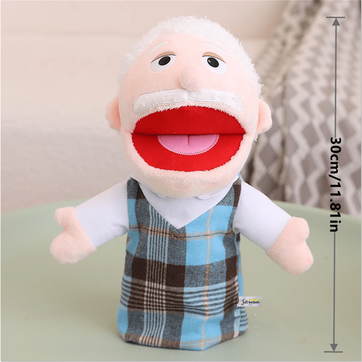 Funny Family Plush Hand Puppets, Soft Cartoon Character Hand Puppets ...