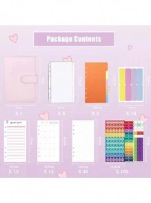 Carpeta Planificadora, Agenda organizadora de bolsillo, Cuadernillo de hojas sueltas. - Multicolor - Ver 2