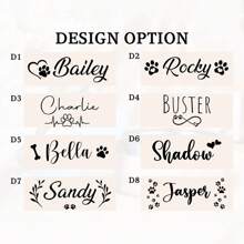 定制狗碗，狗粮/水碗，宠物用大小型碗，不锈钢猫食碗，带名字的个性化狗食碗，宠物礼物 - 橘色 - 查看 8