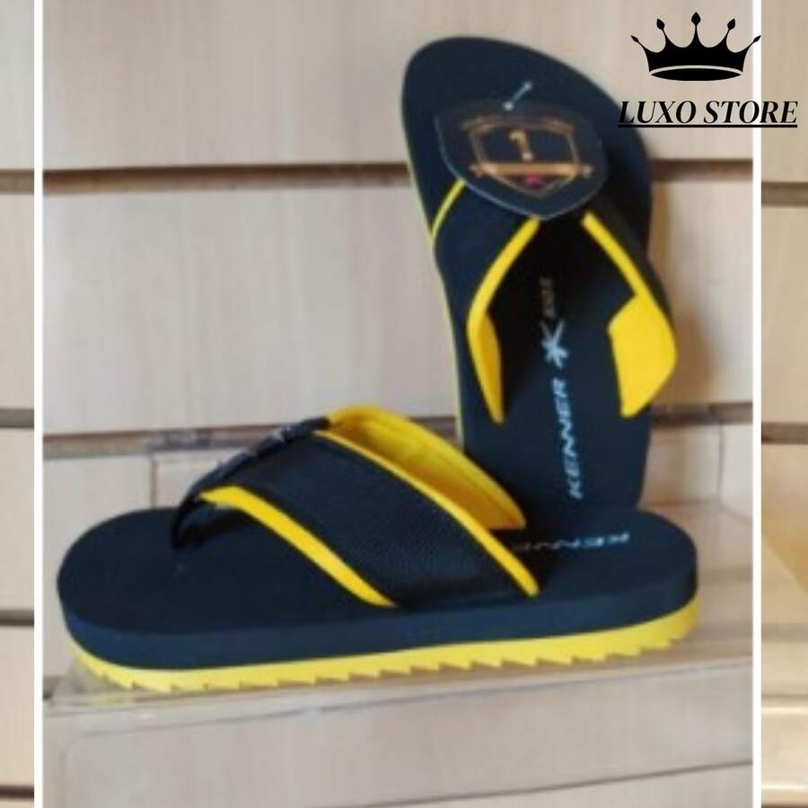 Children's Sandal Flip Flops - 黃色 - 查看 1
