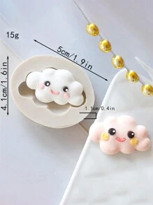 Cartoon Moon Star Cloud Silicone Fondant Cake Mould, Chocolate Clay Mould, Resin Mould, Chocolate Mould