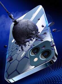 ZYONS Bộ 5 miếng dán mặt lưng kính cường lực độ nét cao, trong suốt, bảo vệ điện thoại, tương thích với dòng 17 Pro Max/17 Air/16E/16 Plus/16 Pro/16 Pro Max/15/14/13/12/11/X/8/7 - Kính sau 5 CÁI - Xem 9