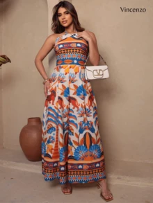 Women's Jumpsuit - 橘色 - 查看 1