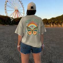 T-Shirt Street Style Sweatshirt Street Fashion Skater Tshirt Gringa Fashion Wila E Free - 米色 - 查看 4