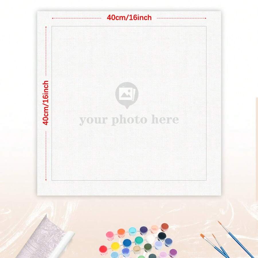 [Customized] 1pc Paint By Numbers Your Own Personalized Photo Painting
