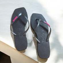 Women's Flip-Flop And Bag With Strap Kit - màu đen - Xem 2