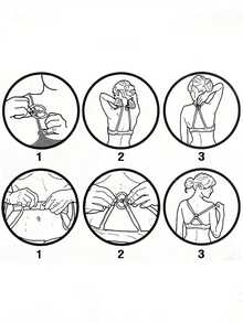 1/4pcs Set Flower Shaped Bra Strap Clip, Invisible Anti-Slip Bra Strap Buckle - Multicolor - View 3