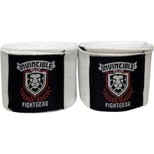 Amber Fight Gear Ultimate 180" Mexican Style Elastic Handwraps - Premium Quality Boxing Kickboxing Muay Thai MMA Wraps For Men And Women, White, Sold As A Pair - White - View 1