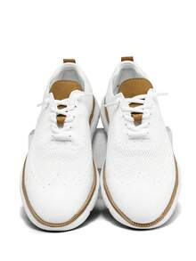 Mens Casual Dress Oxfords Sneakers Fashion Mesh Business Walking Work Shoes Comfortable Lightweight Breathable Soft Sole White US 13 - trắng - Xem 5