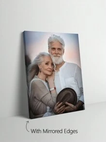 1 张带框个性化照片印刷品，定制父母卧室装饰，父亲节和母亲节的最佳礼物 - 彩色 - 查看 4