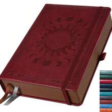 Journal For Men & Women, Daily For Classic Lined Writing, 360 Pages Hardcover Journaling Notebook, Vintage Sun & Moon Design, A5 (5.9'' X 8.5'') Back To School - A5 - View 16