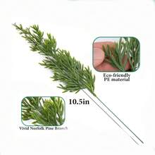 人造冬青浆果，迷你假浆果装饰线，用于圣诞树装饰花环 DIY 工艺品 - 彩色 - 查看 7