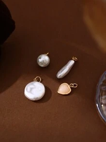 4pcs Fashion Baroque Pearl Pendant