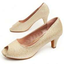 Montevita UNNE72 COMFORTABLE HEEL SHOE - Gold - View 1
