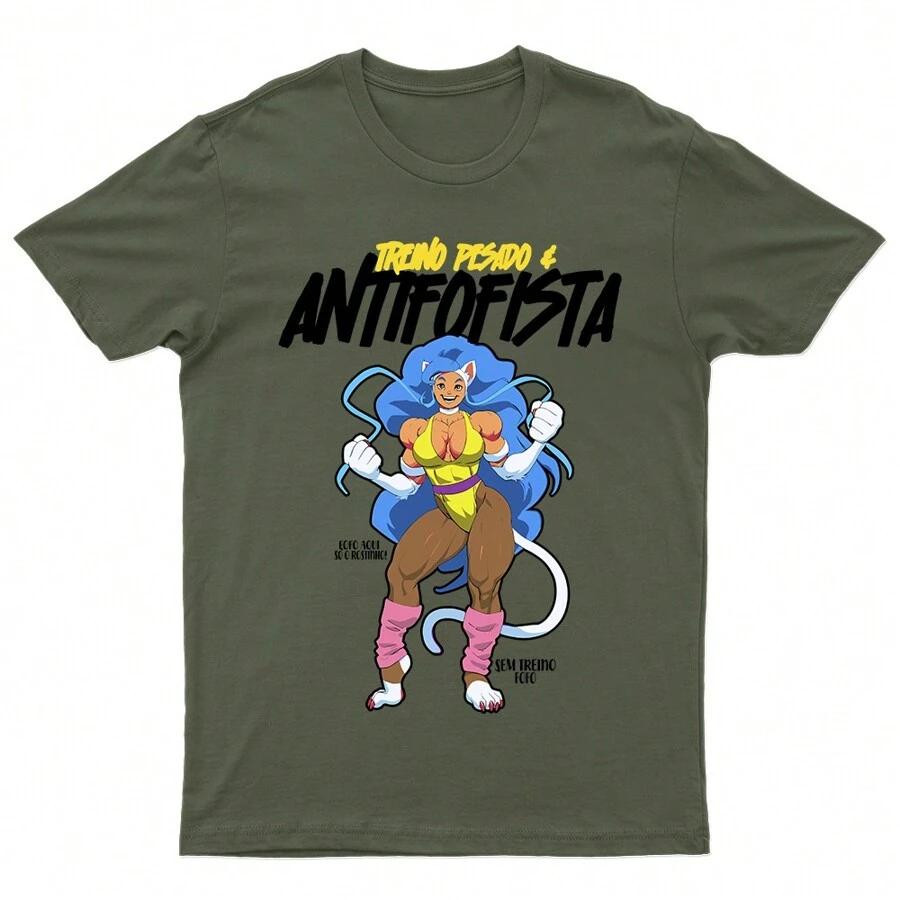 Heavy Training And Anti-Fatigue T-Shirt Cardio Gym Basic Cotton Shirt - 軍綠色 - 查看 1