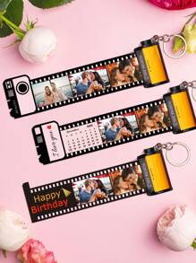 1pc Custom Film Roll Keychain With 5/10/15/20 Photos Sweet Couple Gift Family Gift Personalized Photo Keychain Film Roll Keychain Custom Film Keychain Camera Roll Film Roll Keyring For Boyfriend Girlfriend Memorial Gift Birthday Gift Anniversary Gift Valentine's Day Gift For Boyfriend Husband Wife Fashionable,Vintage,Colorful,Cute,Adorable,Contracted,Y2K,Fall Fashion,Unisex,2000s Fashion Custom,Personalized,Unique,Customized Ideal Gifts For Him Her,Family,Friends,Pets,Grandparents,Children For Graduation,For Weddings,For Christmas,For Winter,For Fall/Autumn,For Holiday Treasure Finds,Winter Fashion,Christmas Gift,Christmas Decorations,Personalized Christmas Ornaments,Personalized Gifts For Women/Men,Personalized/Customized Keychain,Christmas Accessories