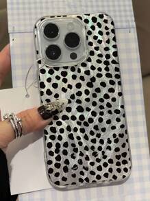 Capa para iPhone 15 com estampa de leopardo, acabamento eletrogalvanizado e textura macia. Compatível com iPhone 15 Pro Max, 13/14/XS/XR/7/8/P/S2 e Galaxy A14/A15/S23/A50/A12/A32/A52/A72/A51/A21/A13/A14/S22 Ultra/S23/A33/A53/S20 FE. Versão internacional, não é a versão nacional. - Multicolorido - Ver 5