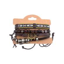 Leather Bracelet/Kit 4 - Rỉ Nâu - Xem 1