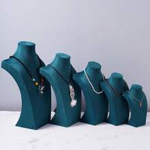 Necklace Display Model Mannequin Neck Jewelry Pendant Display Prop Showcase Stand - Multicolor - View 8