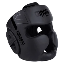 GINGPAI BOXING Casque de boxe professionnel pour adultes et adolescents, casque fermé pour l'entraînement en kickboxing, casque de protection épais pour le combat à l'entraînement en taekwondo, muay thaï, pour hommes et femmes