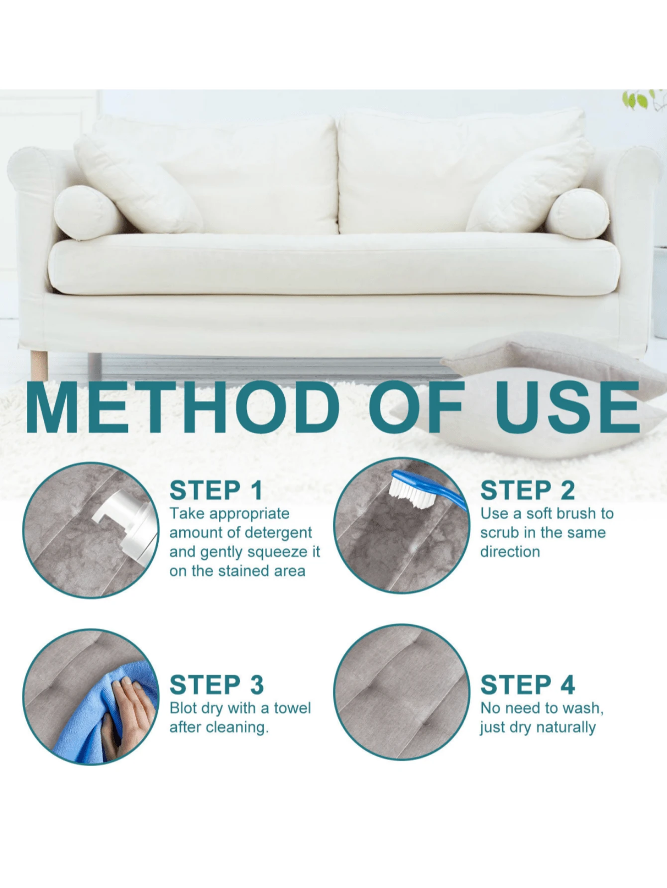 Foam Cleaner Laundry Cleaning, Stain Removal, Dry Cleaning, Carpet