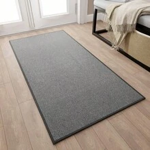 Kitchen Rug, Rubber Non Slip Kitchen Rugs Washable, Absorbent Runner Mat For Floor, Machine Washable Standing Mats For In Front Of Sink, Door, Laundry, Entryway, Hallway (Black, 71" * 35.5") - màu đen - Xem 2