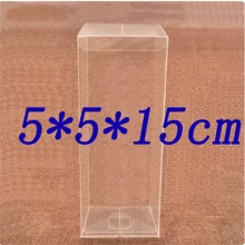 1lot=10pcs 5x5x6/7/8/12/13/20cm Wholesale NewClear PVC Box Packaging Wedding/Christmas Favorite Chocolate Candy Apple Gift Event