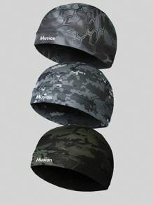 Musion 1/3PCS Head Cover Helmet Inner Cap Absorb Sweat Super Cool Under Skull Cap For Sports Helmet - Multicolor - View 9