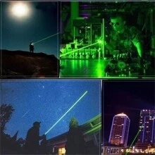 Usb Charging 6in1 Pattern Green Laser Pointer 5000mw - 1 PCS - View 9