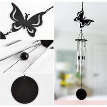 1 Máy Tính Kim Loại Thủ Công Mỹ Nghệ, Handmade Nhiều Ống Âm Nhạc, Chuông Gió Trang Trí, Quà Tặng Sáng Tạo, Trang Trí Nhà Cửa, Mặt Dây - Nhiều màu - Xem 5