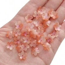 beadia 10 件甜美樱花风格串珠配饰，适合女士花朵 DIY 珠宝制作 - 櫻花 - 查看 13