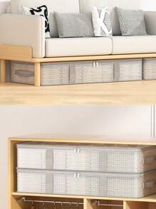Túi đựng đồ có khóa kéo dưới gầm giường dung tích lớn, chất liệu PVC chống thấm nước, hộp đựng quần áo chống bụi đa năng có tay cầm, cửa sổ trong suốt, hộp đựng đồ chơi, khăn, chăn, quần áo, sách và các vật dụng cần thiết hàng ngày khác, ngăn kéo đựng đồ, tủ quần áo, tủ đựng đồ, tủ đựng đồ, túi đựng đồ chần bông, hộp đựng đồ dưới gầm giường, hộp chia ngăn đựng quần áo, quần áo cho gia đình, phòng ngủ, tổ chức và sắp xếp đồ, hộp đựng đồ, hộp đựng đồ, hộp đựng đồ, hộp đựng đồ, hộp đựng đồ, hộp đựng đồ dưới gầm giường, hộp đựng đồ dưới gầm giường, hộp đựng đồ trong tủ quần áo, chăn, gối, áo len - Trong sáng - Xem 10