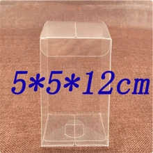 1lot=10pcs 5x5x6/7/8/12/13/20cm Wholesale NewClear PVC Box Packaging Wedding/Christmas Favorite Chocolate Candy Apple Gift Event
